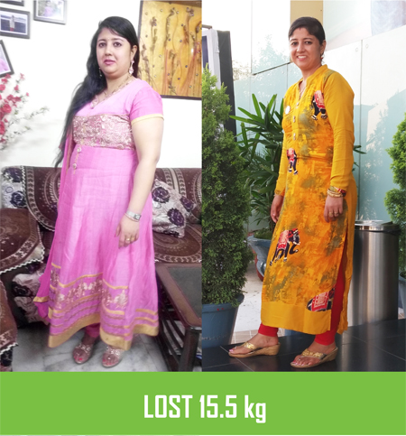 Neelam lost 15.5kgs weight